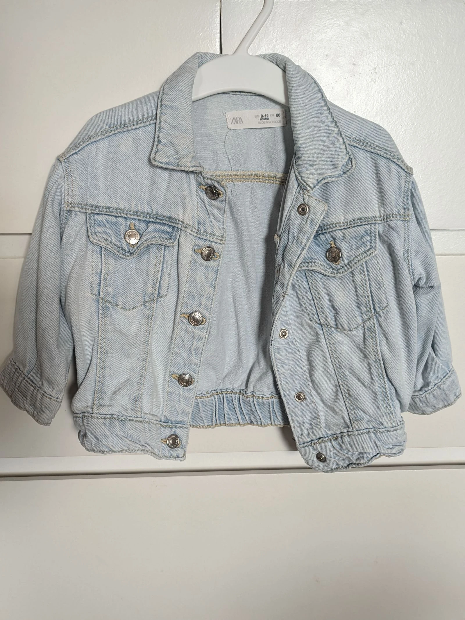 Casaco de ganga | Veste en jean (80cm) - Zara